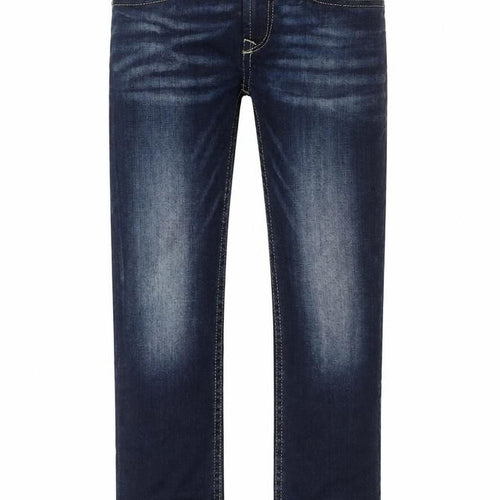 Diesel Girls Blue Straight Jeans Size 6 Years Regular Stretch Denim