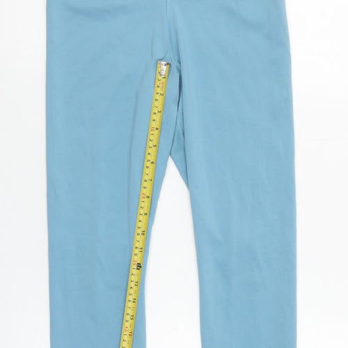 Nike Women's Blue Dri-FIT Leggings Medium Slim Fit Activewear