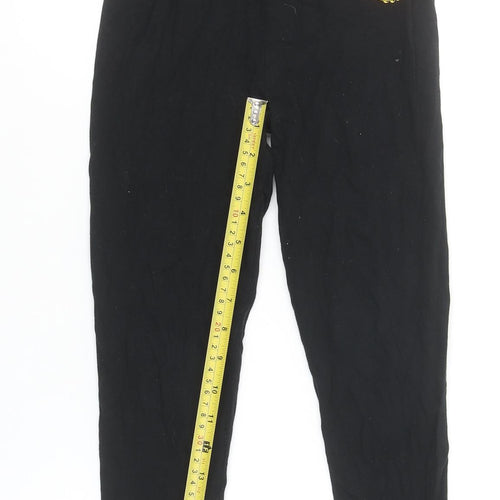 Manchester United Boys Black Cotton Pyjama Pants Age 6-7 Years