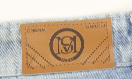 SM Jeans Womens Blue Cut-Off Denim Shorts Size 22 Casual Summer