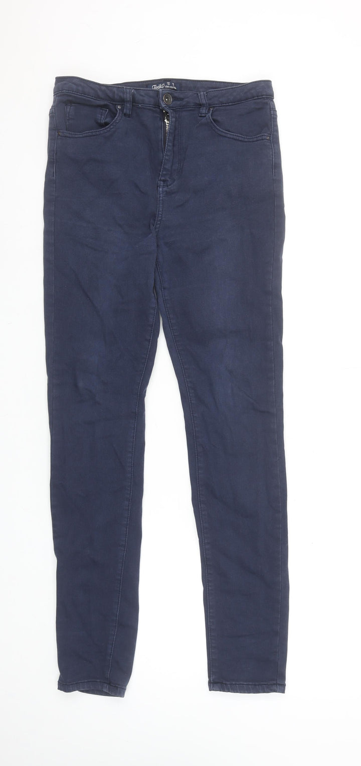 Toxik3 Women’s Blue Skinny Stretch Mid Rise Denim Jeans Size 10