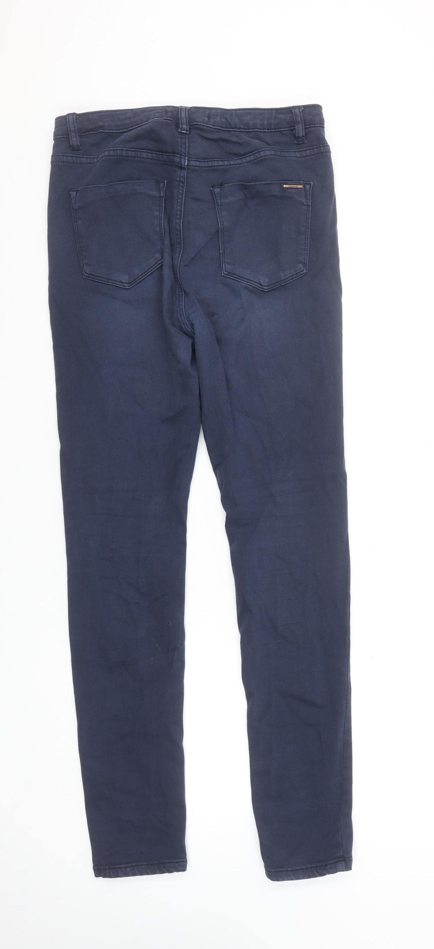 Toxik3 Women’s Blue Skinny Stretch Mid Rise Denim Jeans Size 10
