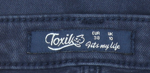 Toxik3 Women’s Blue Skinny Stretch Mid Rise Denim Jeans Size 10