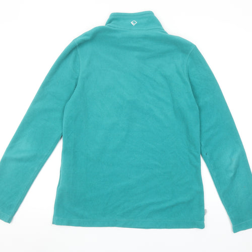 Regatta Great Outdoors Women's Teal Fleece 1/4 Zip Sweatshirt UK 12