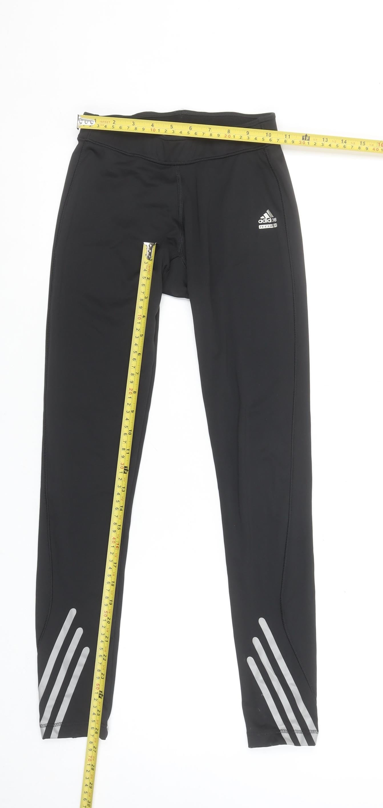 Adidas Women's Black Climalite Running Leggings Size 10