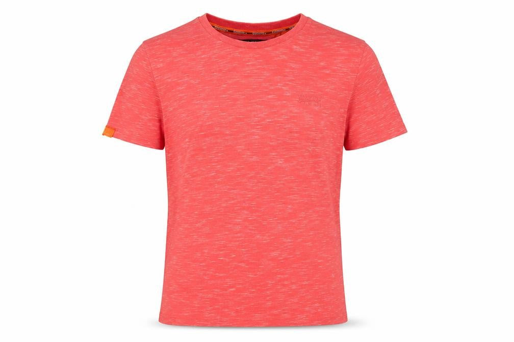 Superdry Men's Red Crew Neck Short Sleeve T-Shirt Size M
