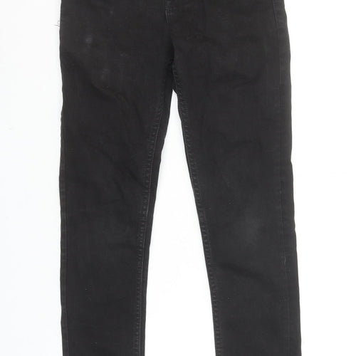 Next Boys Black Skinny Jeans Age 12 Years Stretch Denim Casual Wear