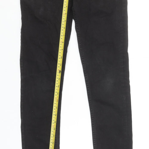 Next Boys Black Skinny Jeans Age 12 Years Stretch Denim Casual Wear