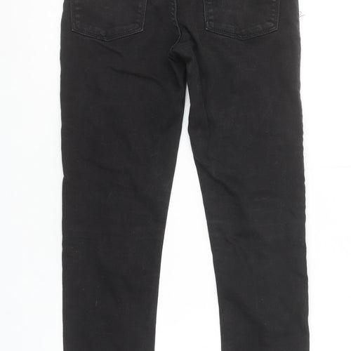 Next Boys Black Skinny Jeans Age 12 Years Stretch Denim Casual Wear