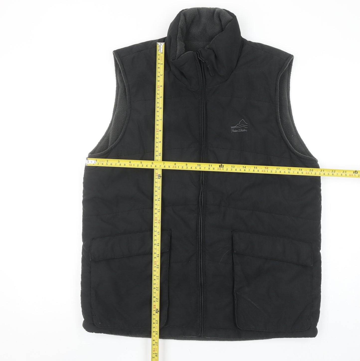 Peter Storm Men’s Black Small Bodywarmer Waistcoat Outdoor Nylon