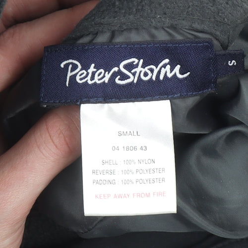 Peter Storm Men’s Black Small Bodywarmer Waistcoat Outdoor Nylon