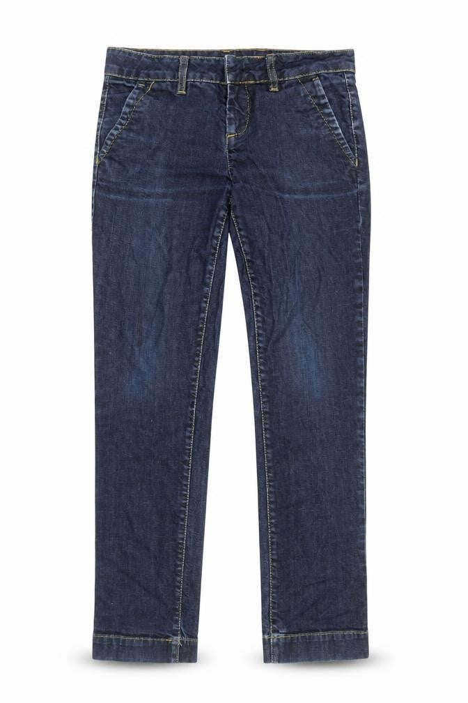 Benetton Womens Blue Straight Denim Jeans Size 30W Classic Fit