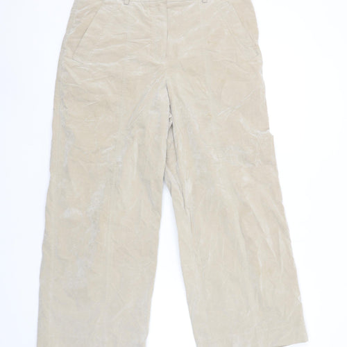 Annette Görtz Women’s Beige Chino Corduroy Trousers Size 8