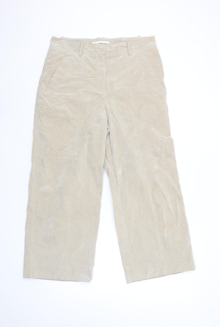 Annette Görtz Women’s Beige Chino Corduroy Trousers Size 8