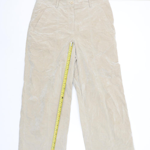 Annette Görtz Women’s Beige Chino Corduroy Trousers Size 8