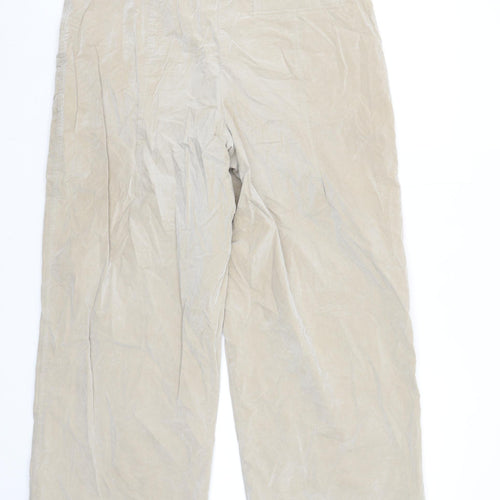 Annette Görtz Women’s Beige Chino Corduroy Trousers Size 8