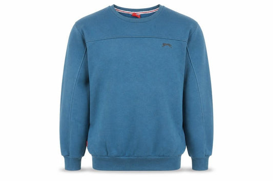 Slazenger Boys Blue Crew Neck Pullover Jumper 13 Years H158cm