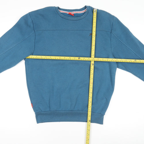 Slazenger Boys Blue Crew Neck Pullover Jumper 13 Years H158cm