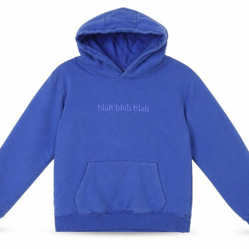 Leigh Tucker Willow Girls Blue Hooded Pullover Jumper - Size 10-11 Years