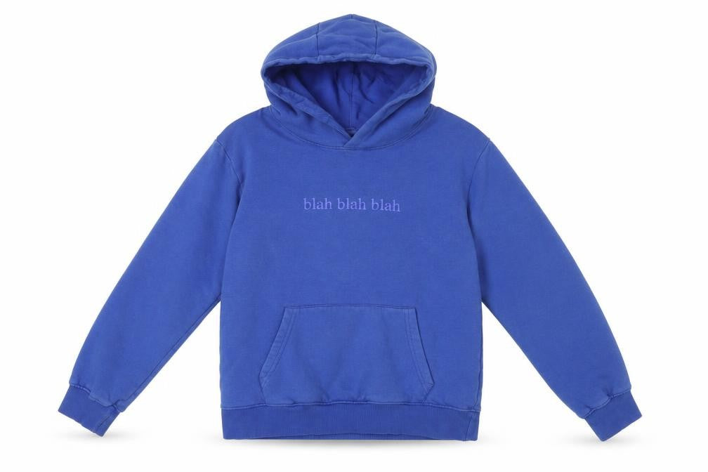 Leigh Tucker Willow Girls Blue Hooded Pullover Jumper - Size 10-11 Years