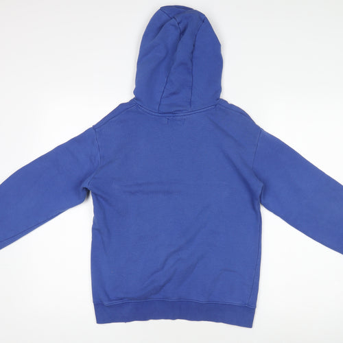 Leigh Tucker Willow Girls Blue Hooded Pullover Jumper - Size 10-11 Years