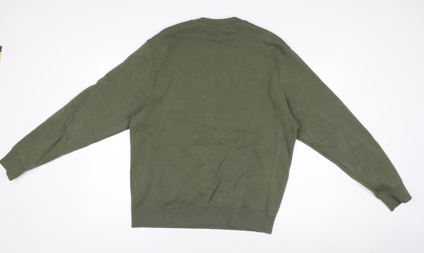 Nike Unisex Green Crew Neck Pullover Jumper Fleece M