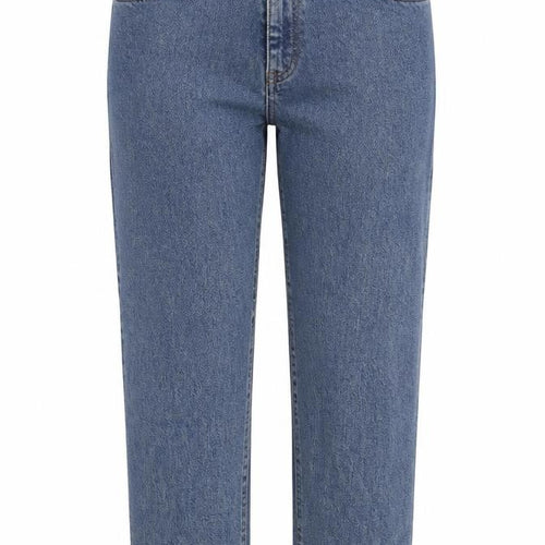 Topshop Women’s Blue High Rise Straight Jeans W28 L32 Cotton Denim