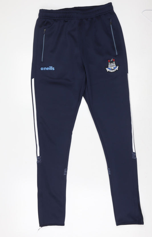 O'Neills Men's Blue Slim Fit Track Pants Size S