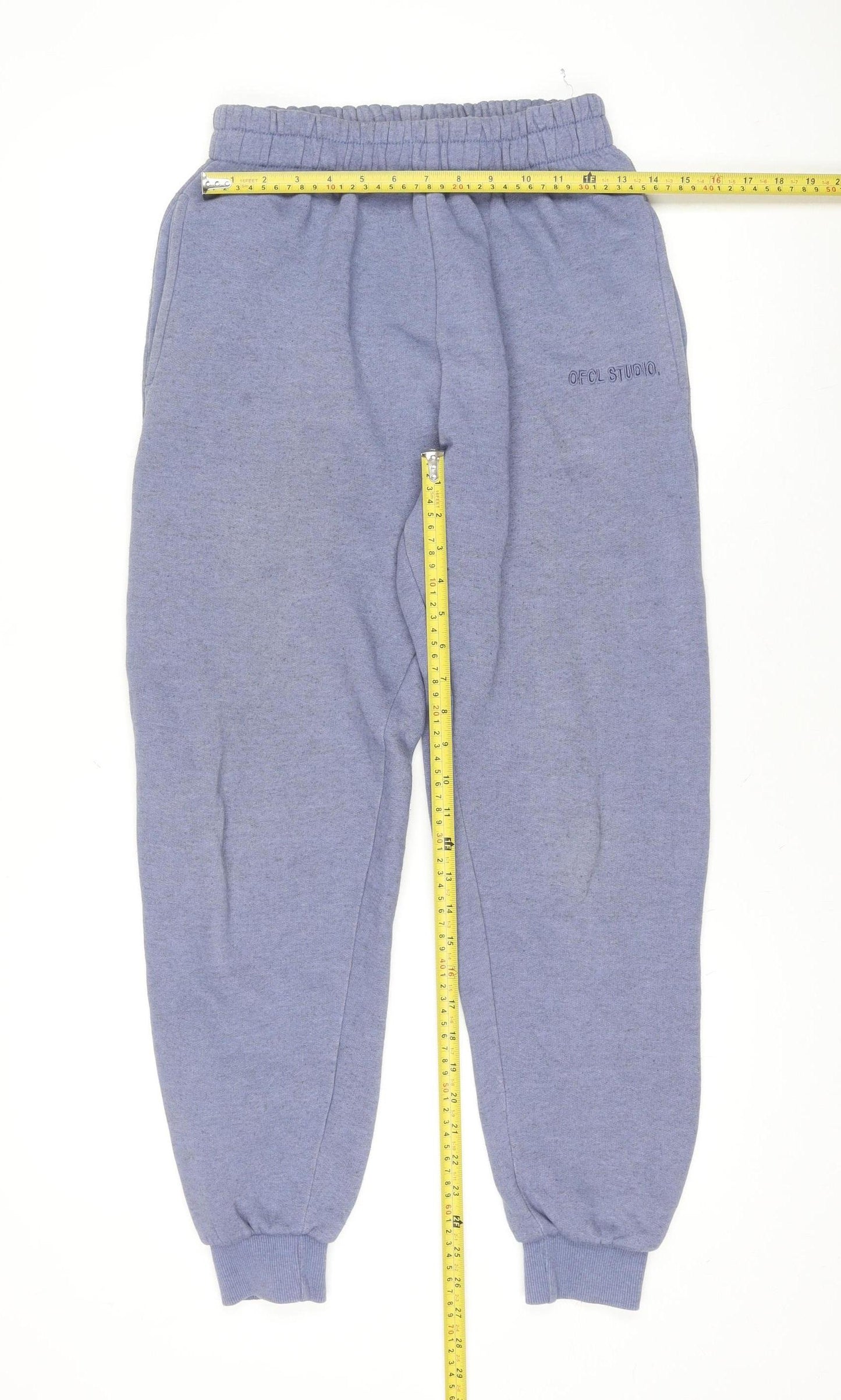 Boohoo Women's Blue Jogger Sweatpants S Elastic Waist Softshell