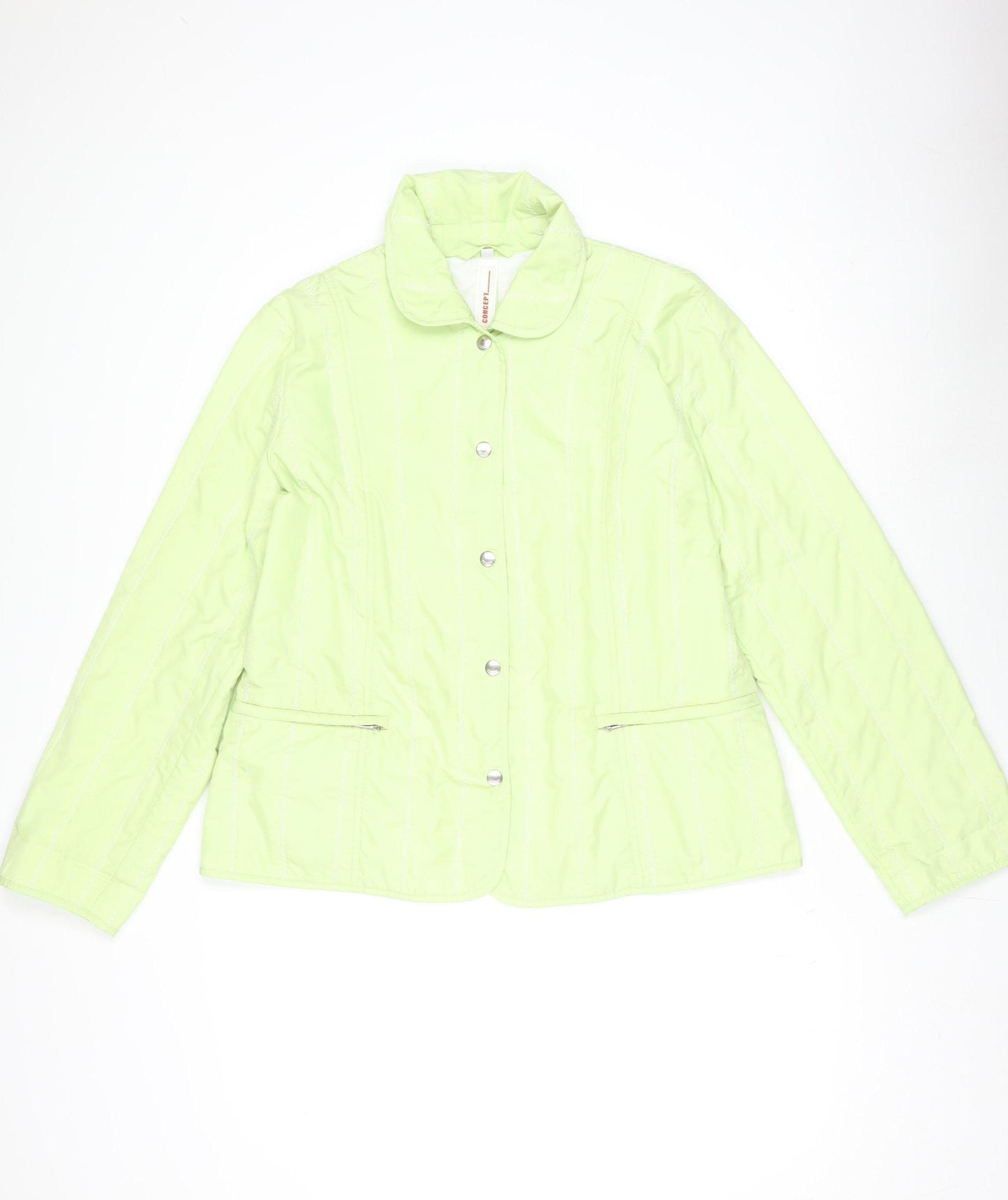 Concept Womens Green Size 14 Lightweight Casual Jacket