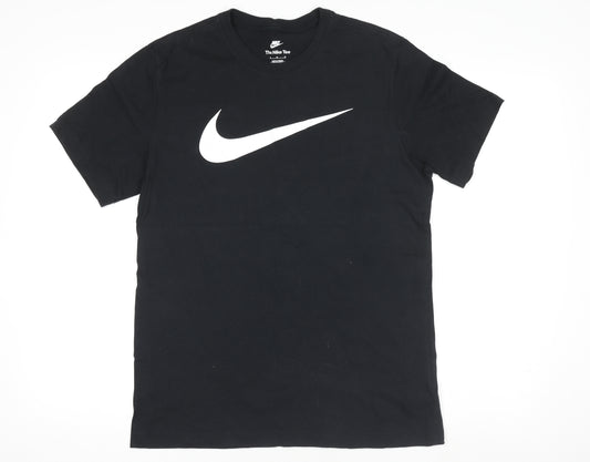 Nike Women's Black Medium The Nike Tee Cotton Short Sleeve T-Shirt