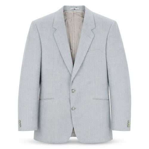 Varteks International Men's Grey Wool Blend Two-Button Blazer 42 Regular
