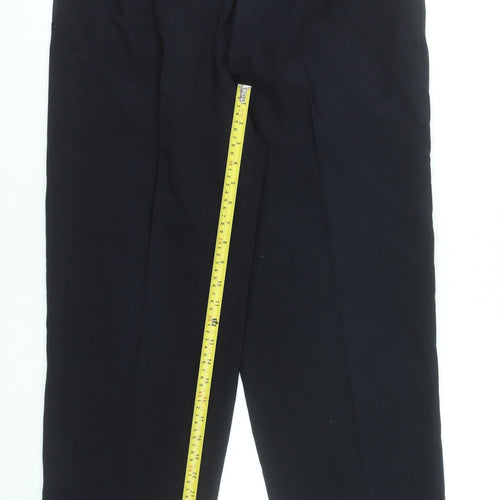 Balmain Paris Men's Black Wool Dress Trousers 32W 32L Classic Fit