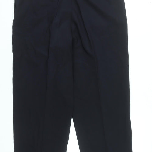 Balmain Paris Men's Black Wool Dress Trousers 32W 32L Classic Fit