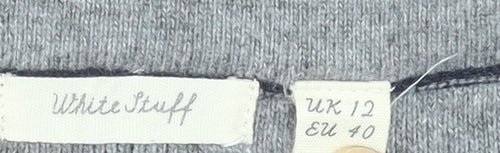 White Stuff Womens Navy Wool Blend Knee Length Pencil Skirt UK 12