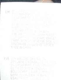 White Stuff Womens Navy Wool Blend Knee Length Pencil Skirt UK 12