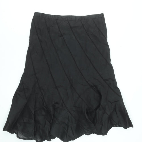 Atmosphere Women's Black A-Line Knee Length Skirt Size 10