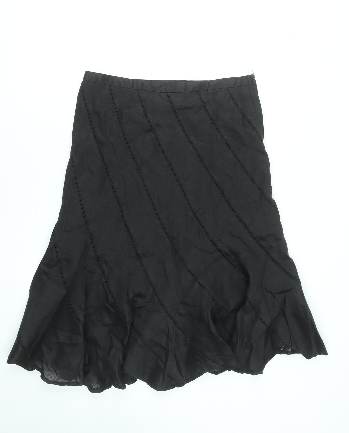 Atmosphere Women's Black A-Line Knee Length Skirt Size 10