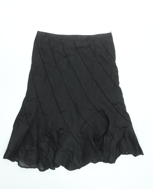 Atmosphere Women's Black A-Line Knee Length Skirt Size 10