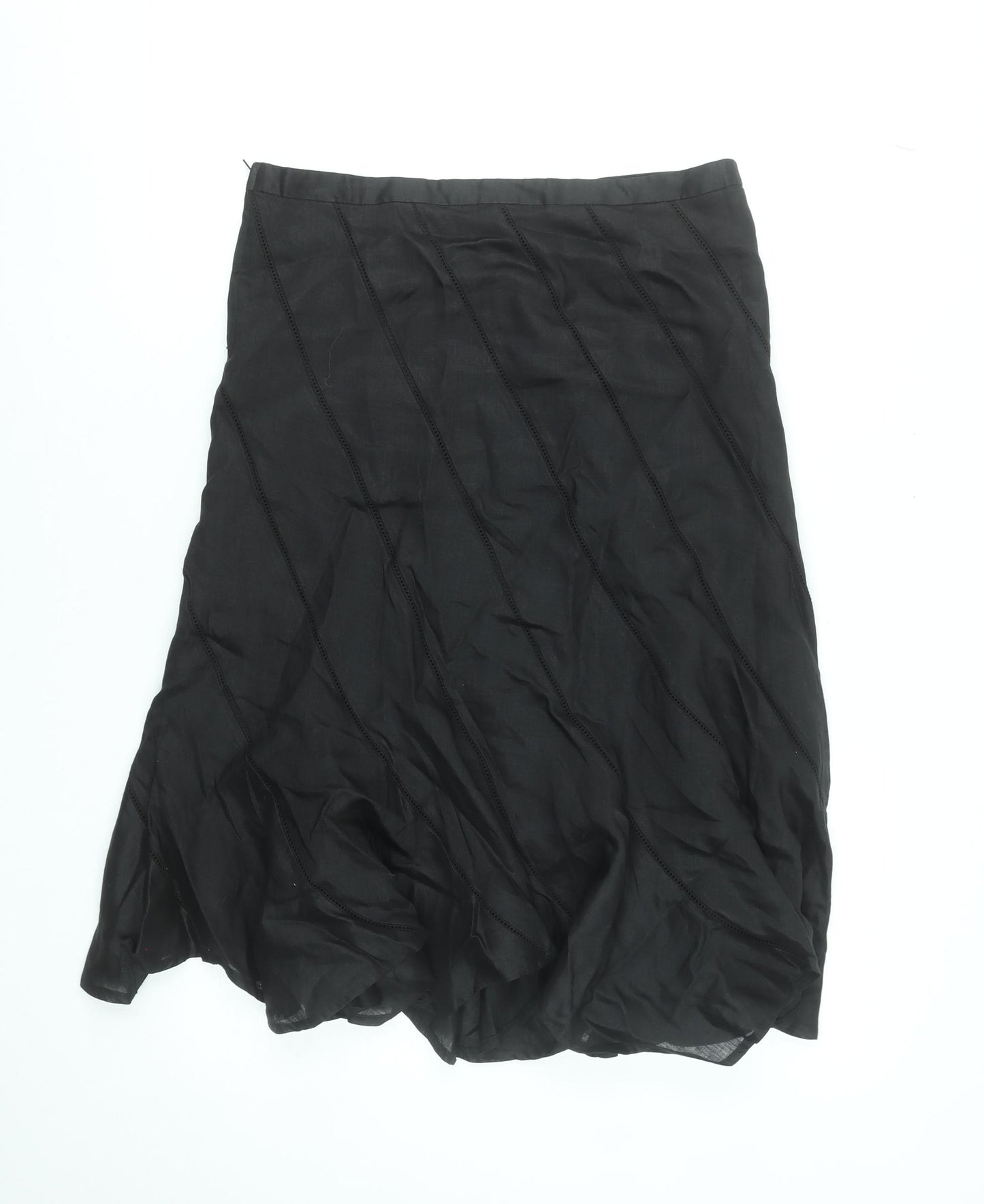 Atmosphere Women's Black A-Line Knee Length Skirt Size 10