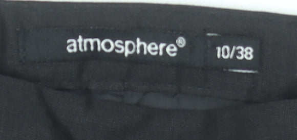 Atmosphere Women's Black A-Line Knee Length Skirt Size 10
