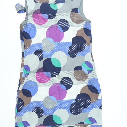 Monsoon Women’s Multicoloured Polka Dot Sheath Dress Size 14