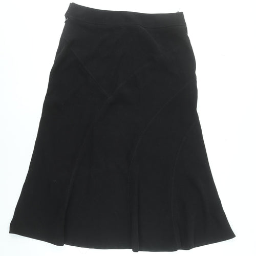 Classics Women's Black Size 10 Flare Knee Length Skirt