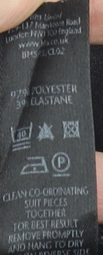 Classics Women's Black Size 10 Flare Knee Length Skirt