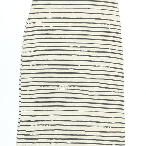 A Postcard from Brighton Womens Beige Striped Long Tank Dress Size 2