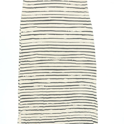 A Postcard from Brighton Womens Beige Striped Long Tank Dress Size 2