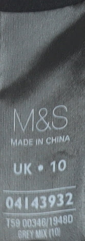 Marks and Spencer Women’s Grey Chevron Sheath Dress Size 10