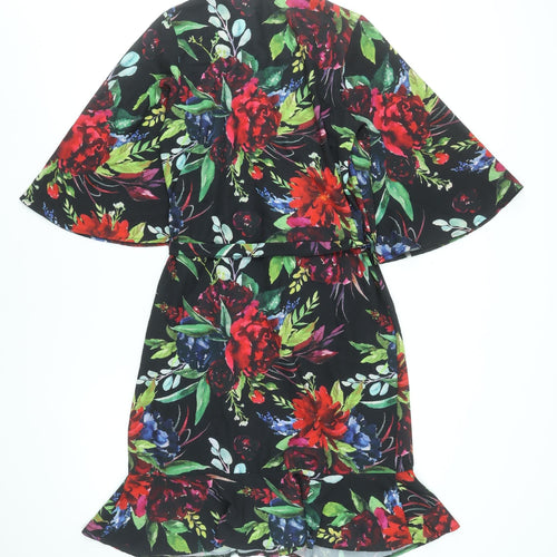 Next Women’s Multicoloured Floral Wrap Dress Size 8
