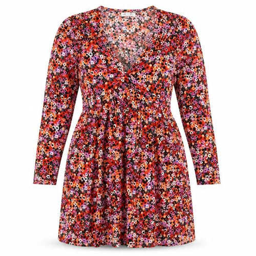 Urban Bliss Women’s Multicoloured Floral Fit & Flare Short Dress UK 12