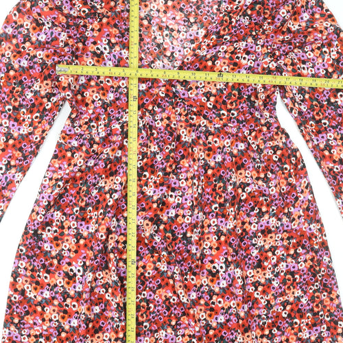 Urban Bliss Women’s Multicoloured Floral Fit & Flare Short Dress UK 12
